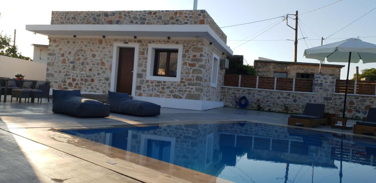 Double Bee Villa With Private Pool Agios Konstantinos  エクステリア 写真